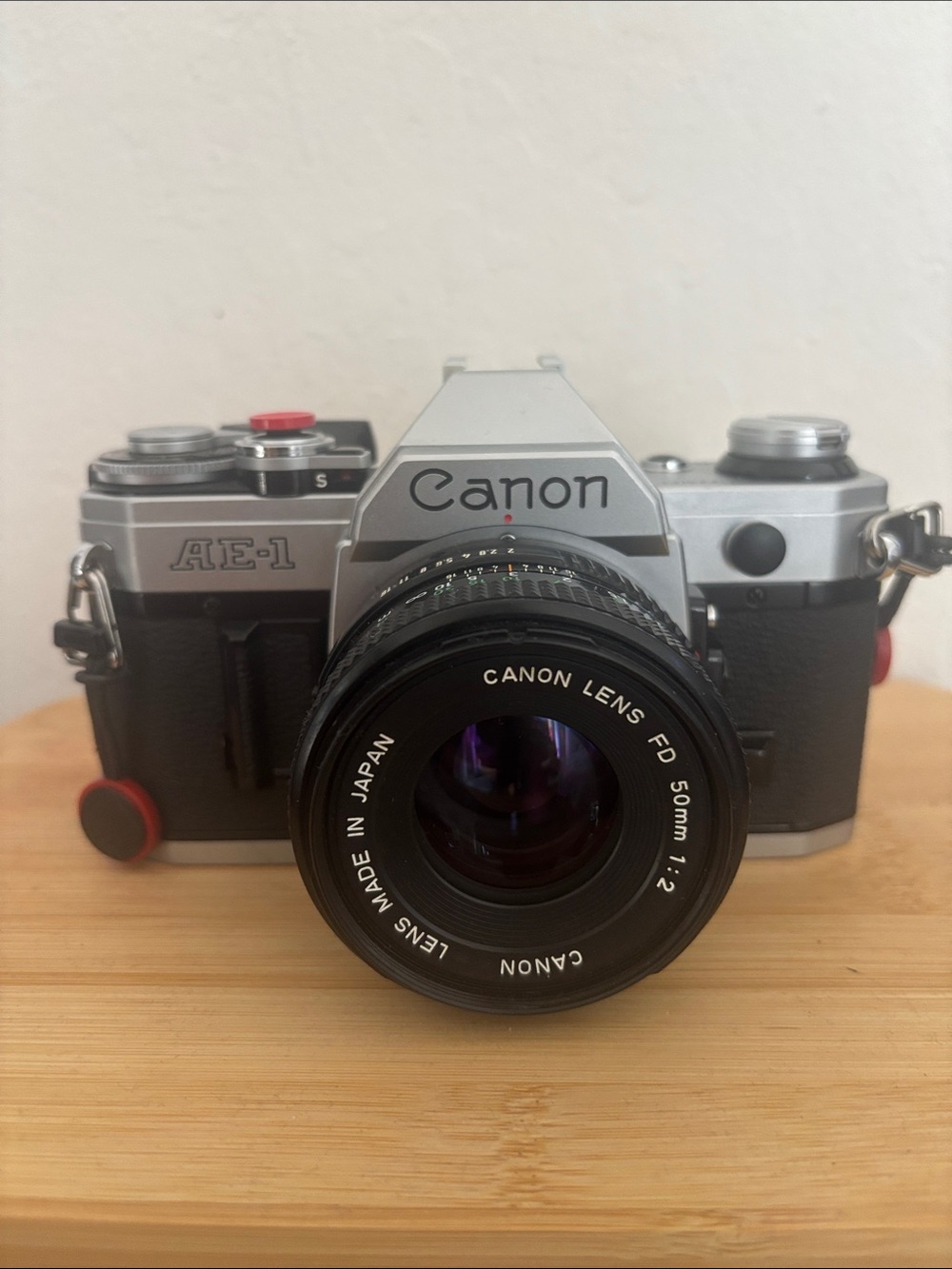 Canon AE-1 SLR Camera with 50mm FD Lens